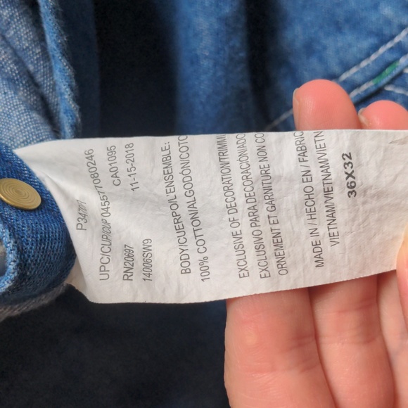 Vintage Liberty denim overalls - Picture 5 of 7